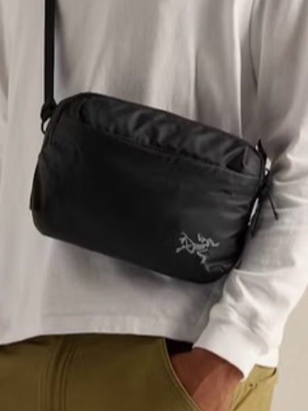 Arc”teryx Heliad Crossbody Bag Black Travel Backpacking
